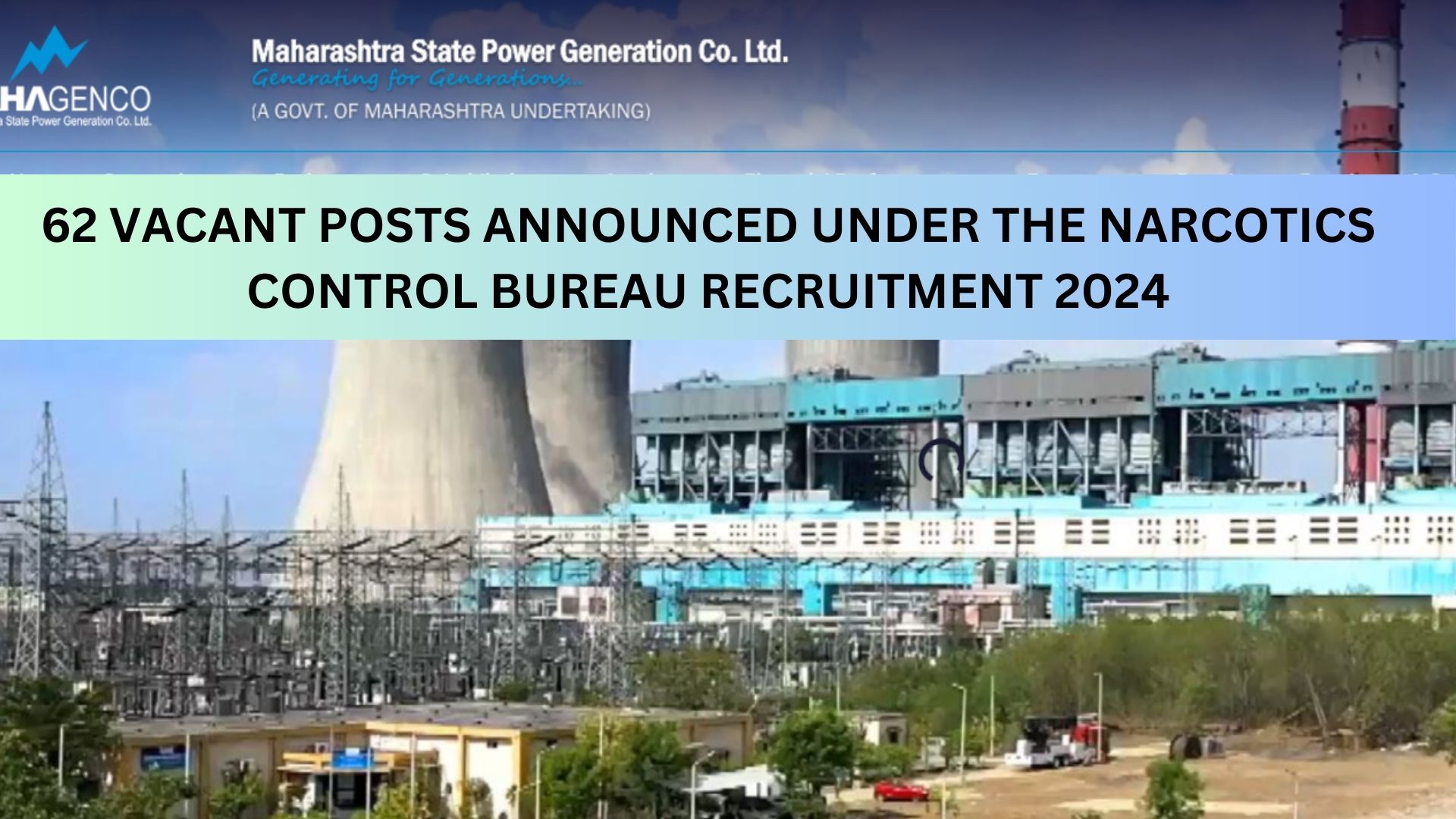 Maharashtra State Power Generation Company 800 Posts Recruitment 2024